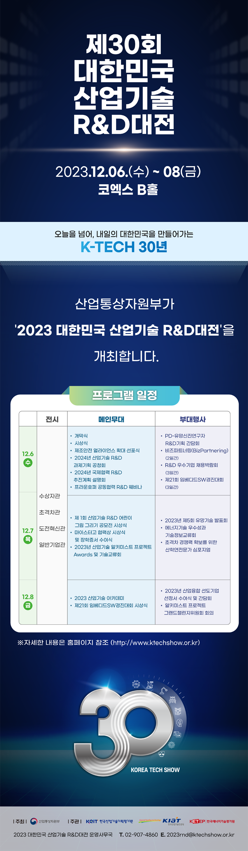 2023 대한민국 산업기술 R&D대전 개최